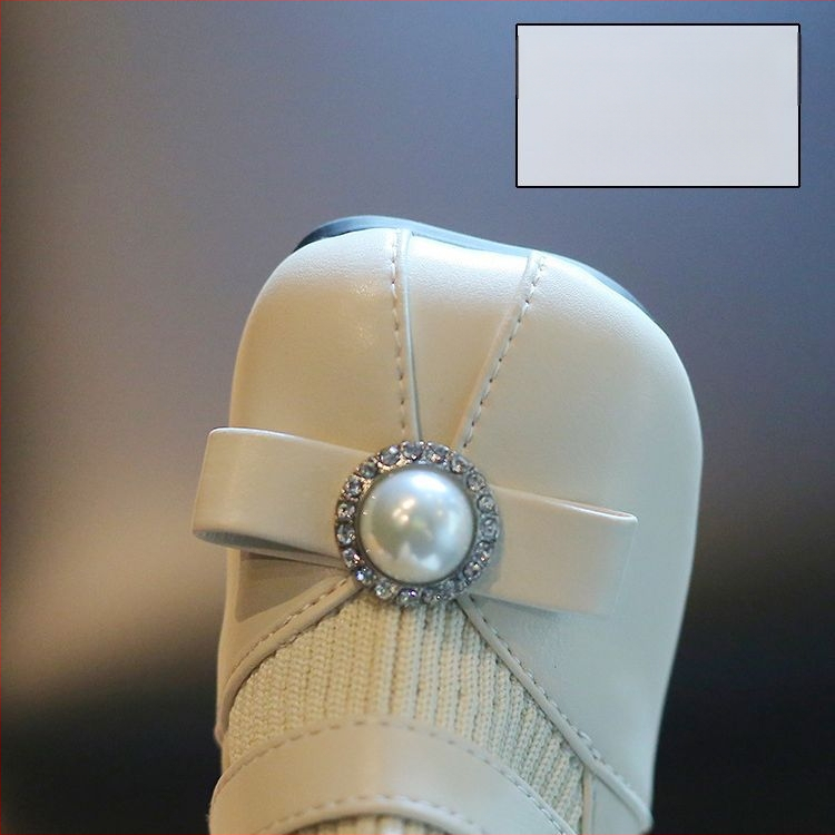 Детски ботуши за момичета – принцес стил, Ultra-fiber кожа, закопчаване на велкро, стелка от естествена кожа, гумена подметка