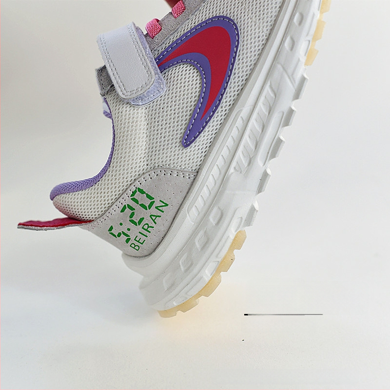 Bērnu sporta apavi ar tīklota augšdaļa, elpojoši, Velcro aizdare, EVA zole, universāli, vecums 4–12 gadi.