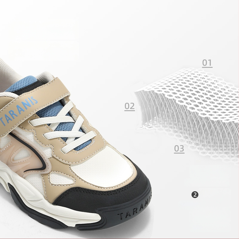 Bērnu skrējēju kurpes - vieglas, universālas, augšējais materiāls: super šķiedra, zole: gumija, vecums 7–12 gadi