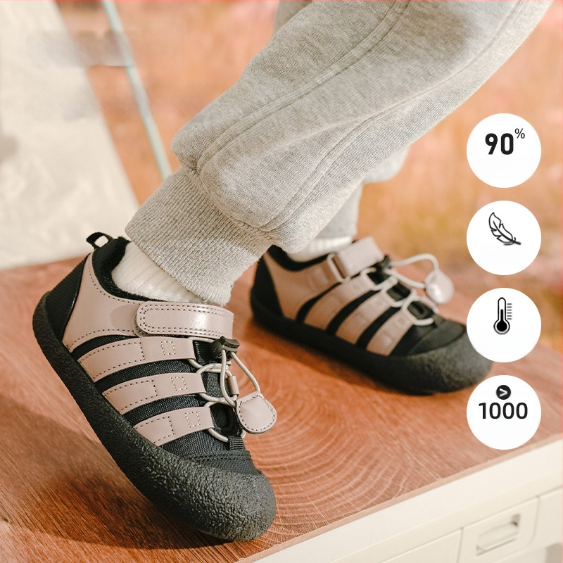 Topstar unisex vaikų vidaus šiltos bateliai su Velcro užsegimu, TPR padas, amžiaus 4–6 metų