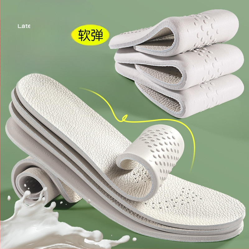 Talpabetét tehénbőr-latex anyagból, modell P403, teljes talpbetét, uniszex, minden évszakra