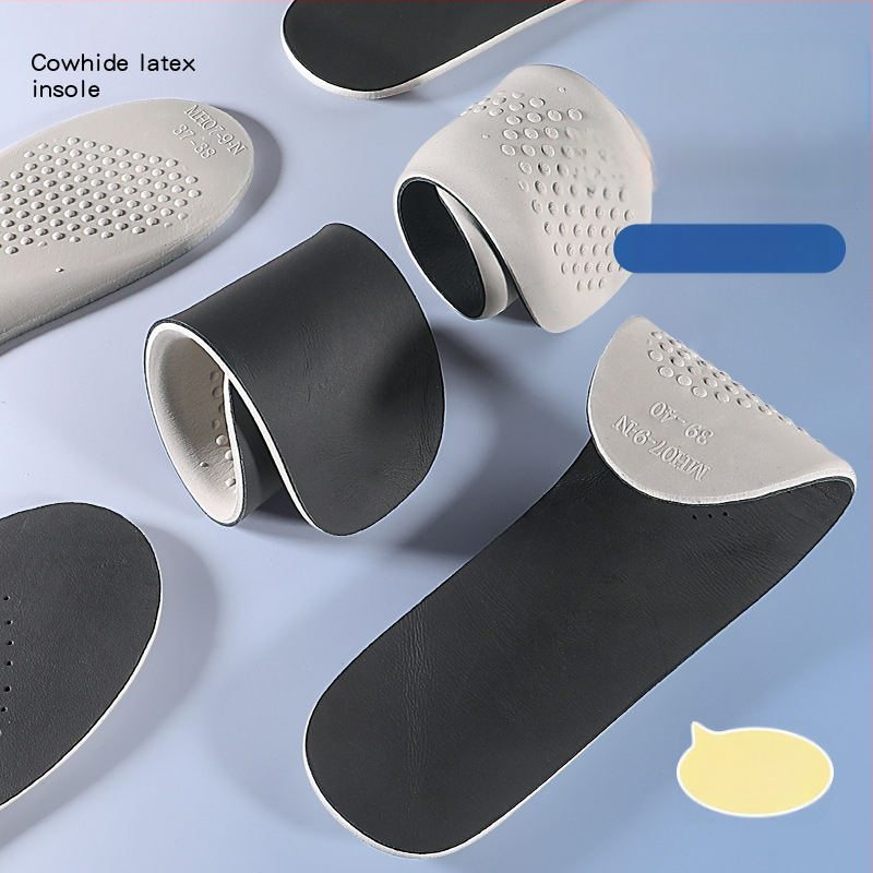 Talpabetét tehénbőr-latex anyagból, modell P403, teljes talpbetét, uniszex, minden évszakra