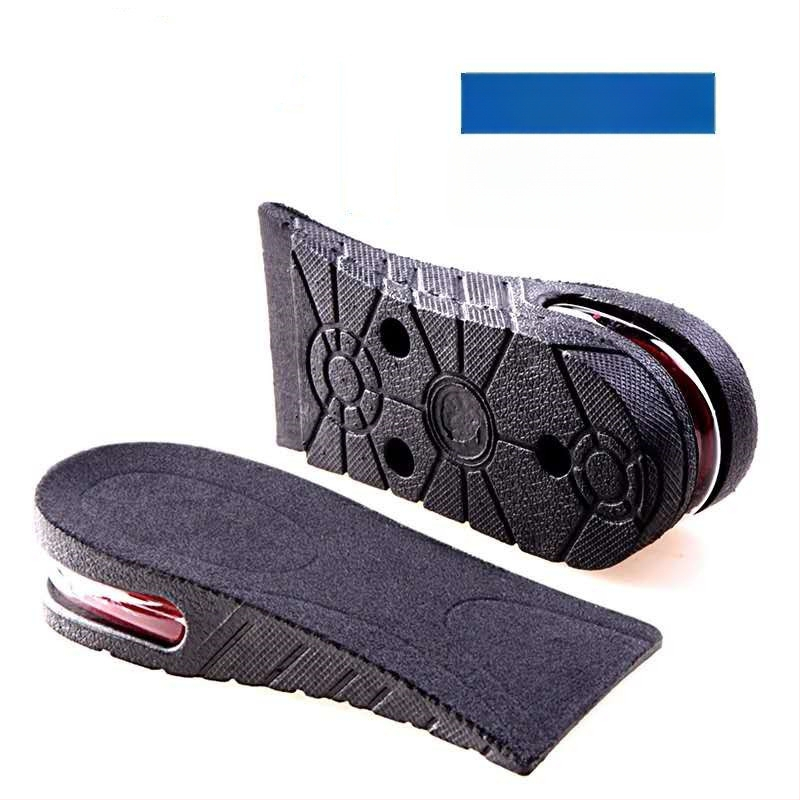 Uniszex PVC belső magasságot növelő talpbetét, modell Half Zeng, belső emelős talpbetét, kompatibilis a sportcipőkhöz, bőrcipőkhöz és csizmákhoz