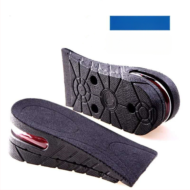 Uniszex PVC belső magasságot növelő talpbetét, modell Half Zeng, belső emelős talpbetét, kompatibilis a sportcipőkhöz, bőrcipőkhöz és csizmákhoz