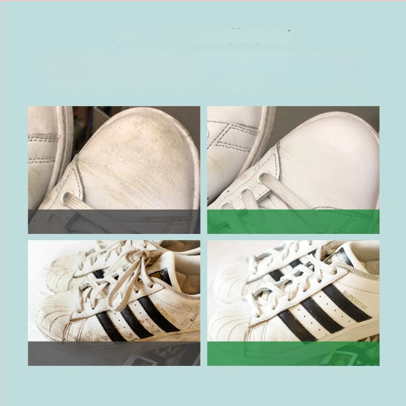 X83 Cremă de curățare pentru pantofi albi – formulă pe bază de burete pentru materiale textile și piele, decontaminare și albire