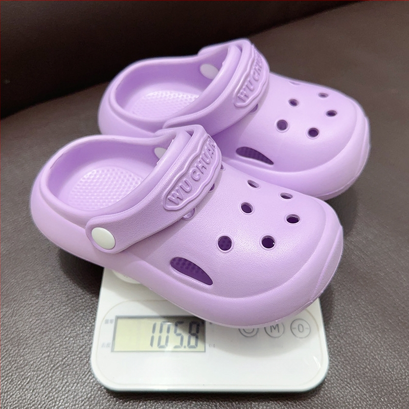 2025 nove dječje Crocs-stil cipele s rupicama, protuklizne, antibakterijske, za unutarnju upotrebu