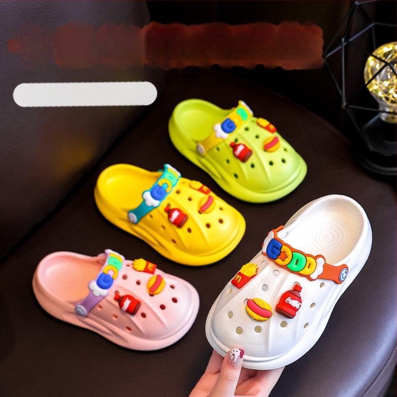 EVA vaikų sandalai su uždaru pirštu ir minkštu padu, amžius 4–12 metų, unisex, vasara 2024