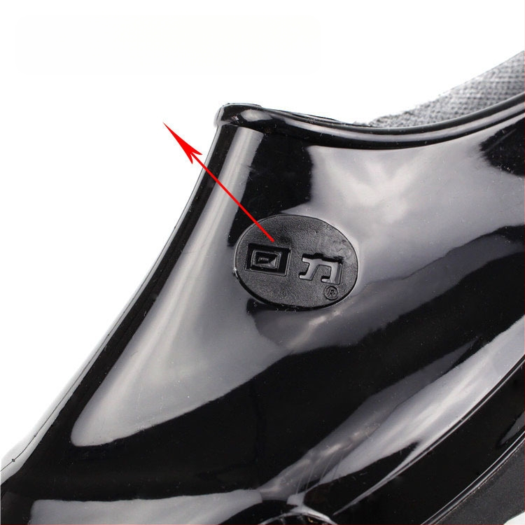 Back Force ženske PVC čizme za kišu s protukliznim đonom, kratka visina gležnja, niski pet 1–3 cm, za sve sezone