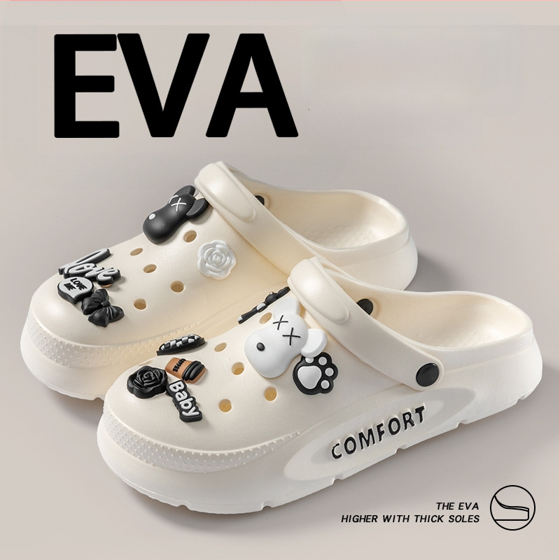 EVA sandale s debelim potplatom, protuklizne, kopča za zatvaranje, visina pete 7 cm, ljeto