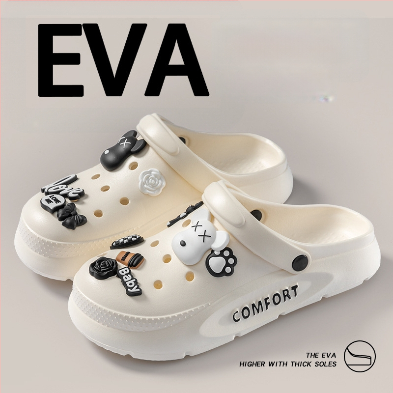 EVA sandale s debelim potplatom, protuklizne, kopča za zatvaranje, visina pete 7 cm, ljeto