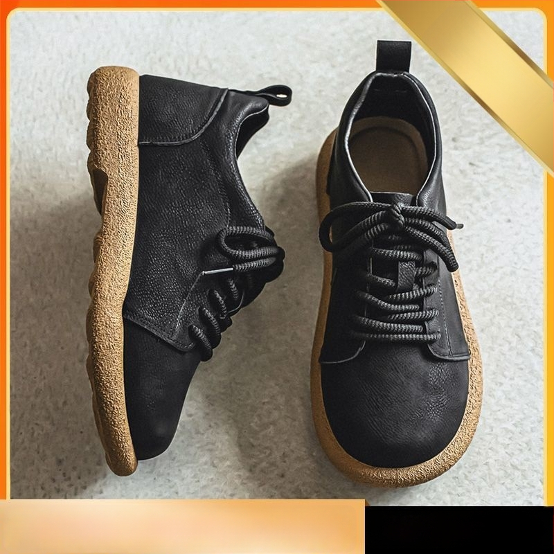 Мъжки обувки за шофиране, корейски стил лоуфърс, PU горнище, гума подметка, EVA стелка, дебела подметка