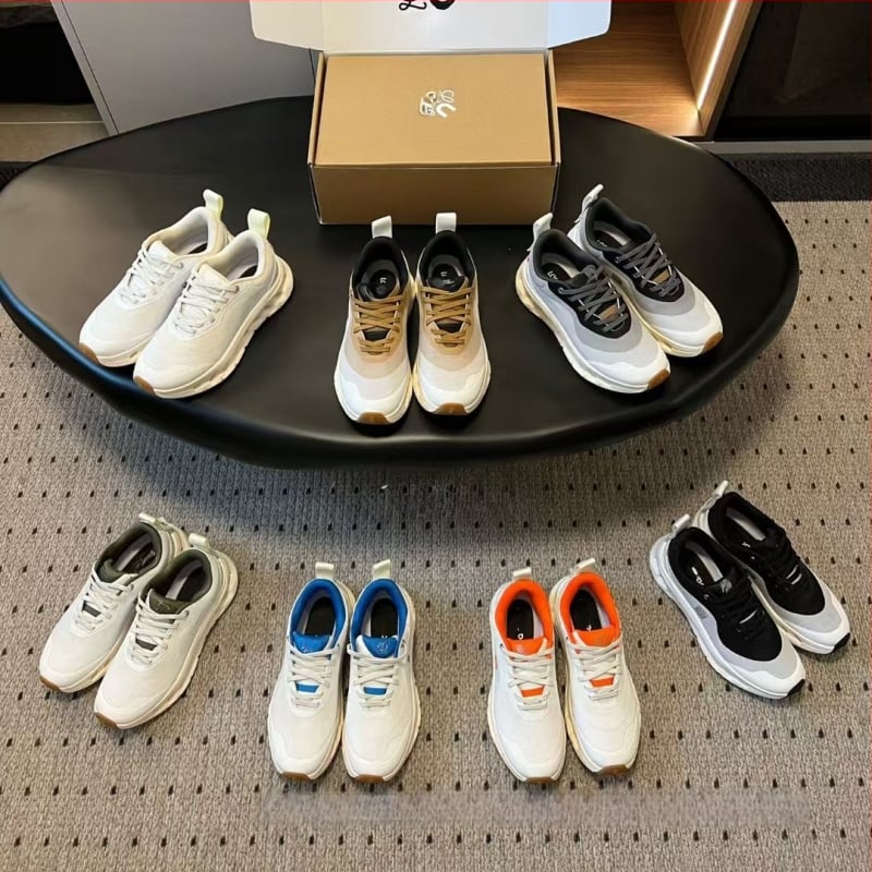 Унисекс мрежести маратонки за бягане с дишащ горен слой, леки, с шнурова закопчалка и гумена подметка