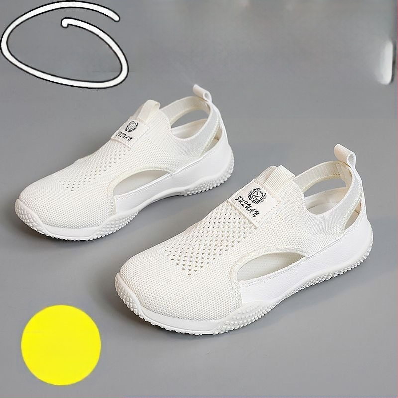 Маратонки за бягане с Flyknit горна част, нисък връх, закръглен нос, нисък ток 1-3 см, инжекционно формована подметка