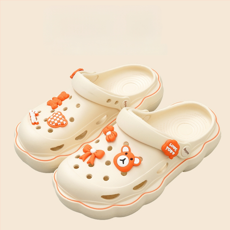 Sieviešu kurpes ar caurumiem – EVA zole, EVA augšējā daļa (Materiāls zoles: EVA; Materiāls augšējā daļa: EVA; Zoles biezums: 4; Pielāgots dizains: Jā; Dzimums: Sievietes)