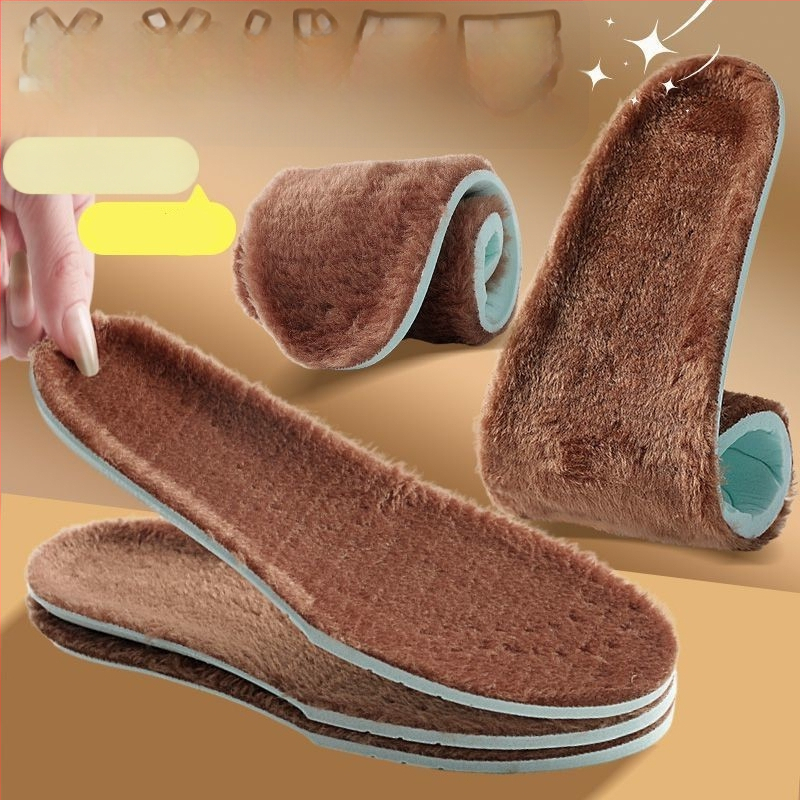 Téli csizma talpbetét – fleece bevonat, lélegző; modell XY39; anyag: Dali cotton + long hair crystal velvet; teljes talpbetét