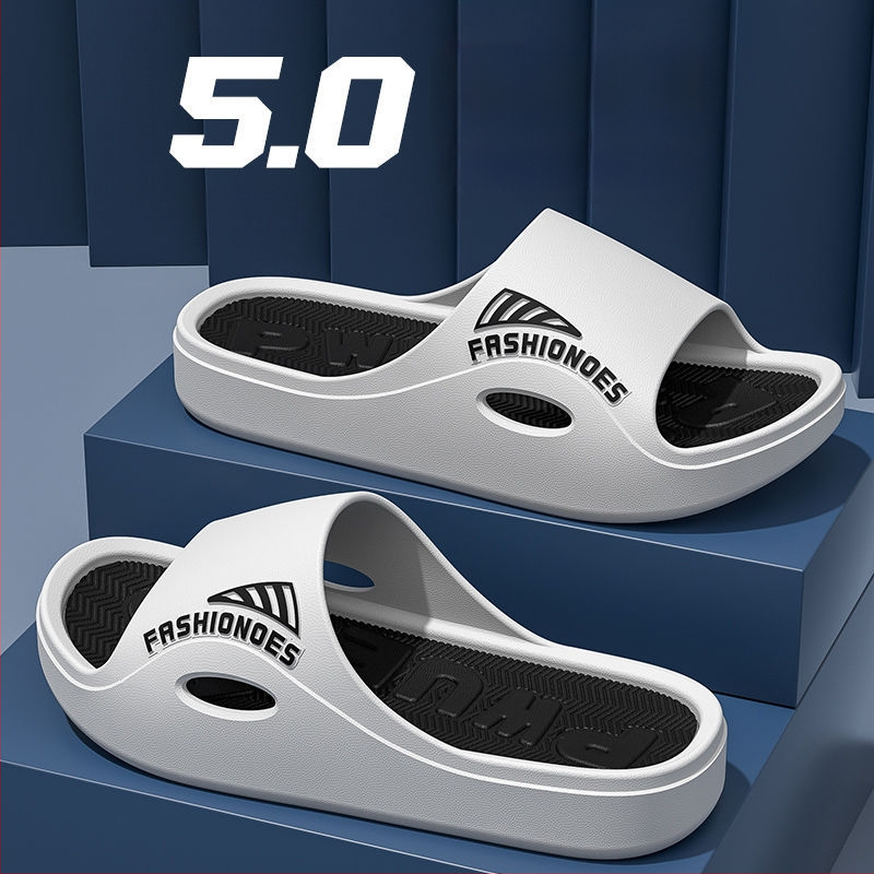 Papuci de bărbați cu partea superioară din PVC, talpă PVC, talpă moale, stil sport, interior și exterior