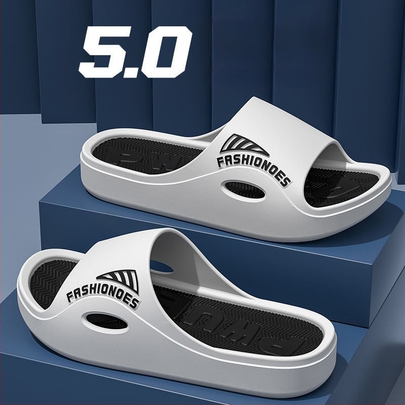 Papuci de bărbați cu partea superioară din PVC, talpă PVC, talpă moale, stil sport, interior și exterior