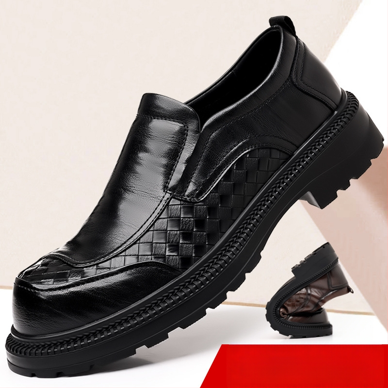 Muške mokasine s debelim potplatom – Tide hunter, gornji dio od mikrovlaknaste kože, gumena potplata, okrugli vrh, niski gležanj, dišuće i protuklizne