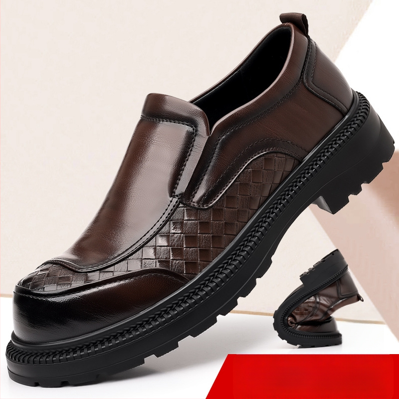 Muške mokasine s debelim potplatom – Tide hunter, gornji dio od mikrovlaknaste kože, gumena potplata, okrugli vrh, niski gležanj, dišuće i protuklizne