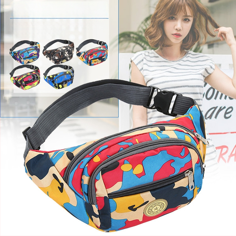 Geantă talie sport – Nailon; Impermeabilă, Ultra-ușoară, Rezistentă la uzură, Rezistentă la cutremure; Model dungi (Material: Nylon; Caracteristici: Impermeabilă, Ultra-ușoară, Rezistentă la uzură, Rezistentă la cutremure)