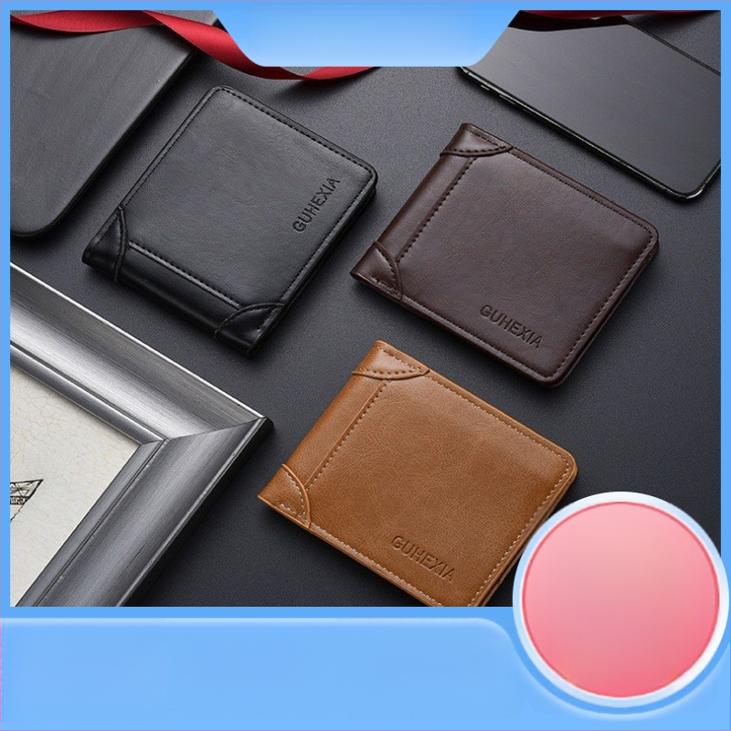 Portofel bărbătesc din PU, toate într-unul pentru permis și carduri, multifuncțional, rezistent la apă, extensibil, Moonlight Moria