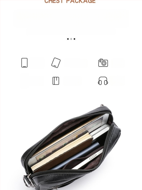 Vyrų PU trijų vieno delninė su pečių/kryžiniu diržu, raidžių raštas, kvėpuojanti, atspari vandeniui