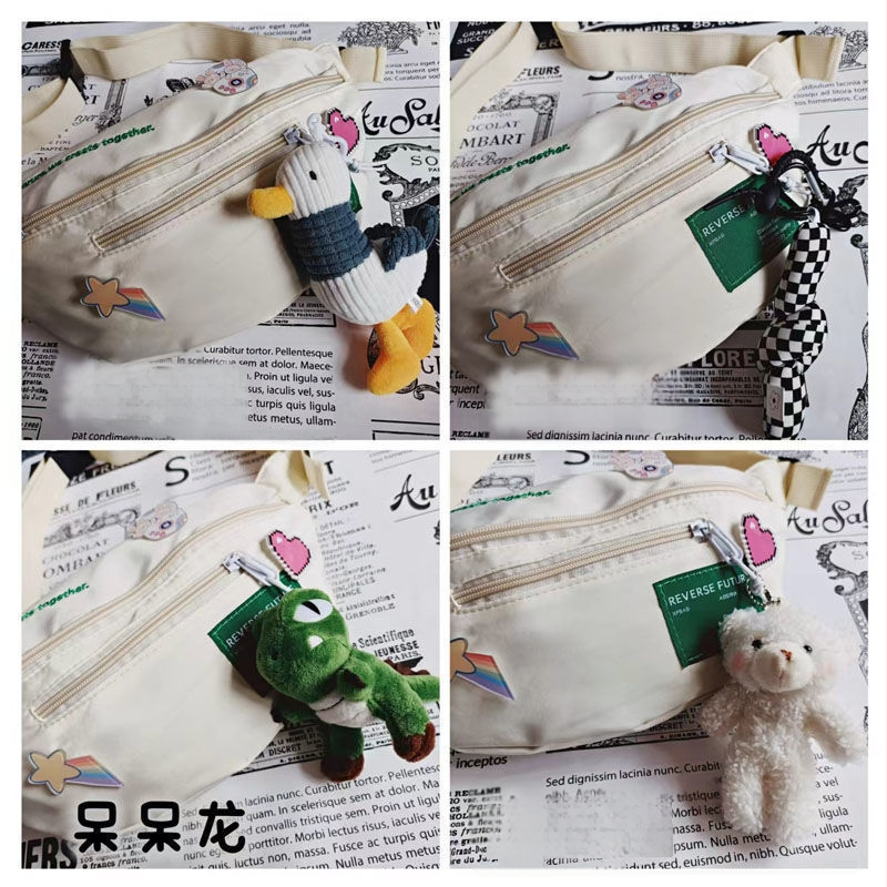 Ženska torbica u Harajuku stilu, japanski gradski stil, retro korejski dojam, svestrana torbica za pojas ili crossbody