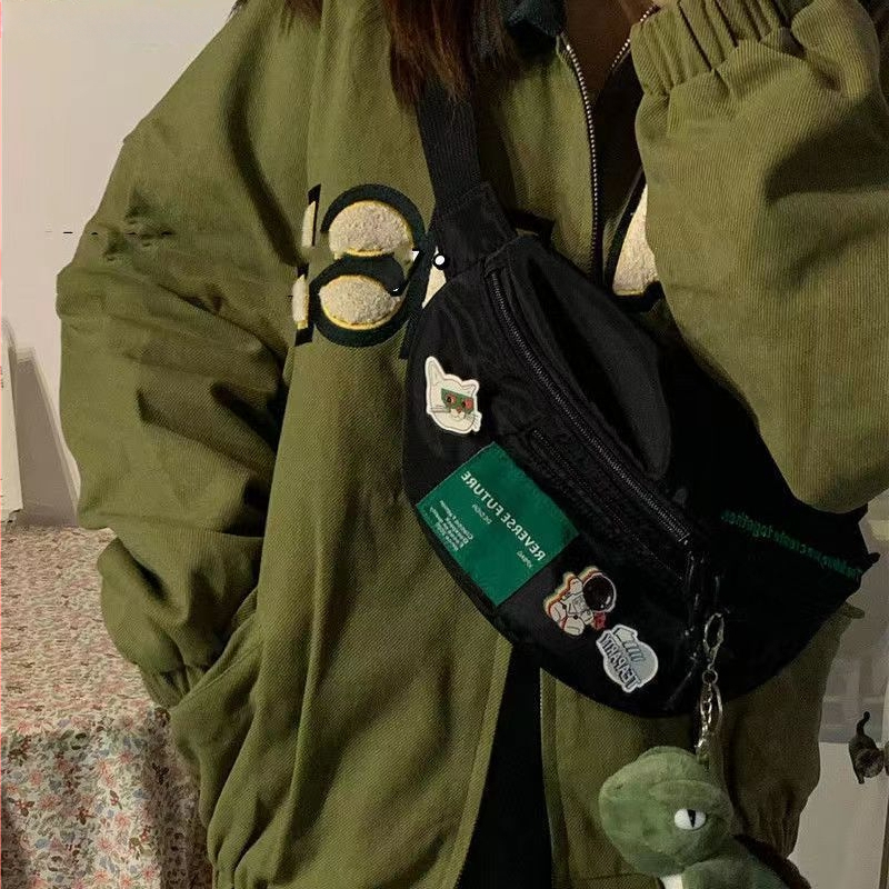 Ženska torbica u Harajuku stilu, japanski gradski stil, retro korejski dojam, svestrana torbica za pojas ili crossbody