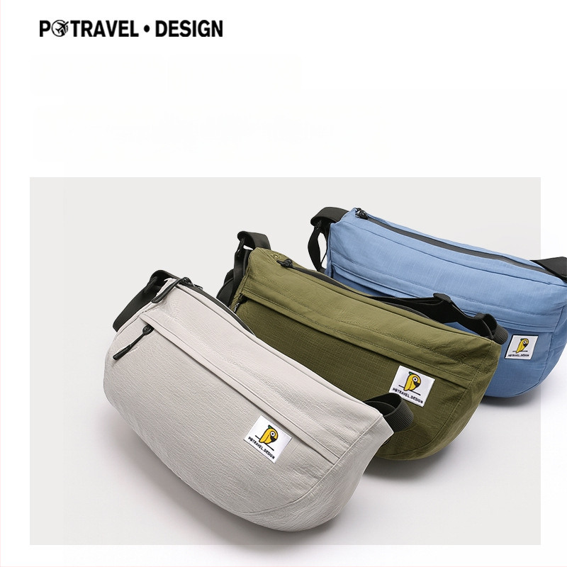 Lagana prsna torba u japanskom stilu, casual crossbody torba s džepom za telefon, za žene, jednostavna i kompaktna, svakodnevna upotreba, trendi mala torbica