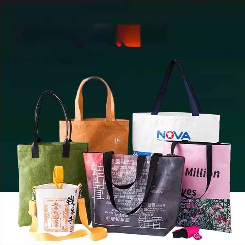 DuPont prilagođena torba, ekološka netkana torba za kupovinu, vrhunske izrade, korporativna promotivna torba