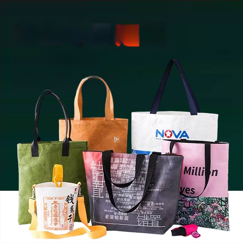 DuPont prilagođena torba, ekološka netkana torba za kupovinu, vrhunske izrade, korporativna promotivna torba