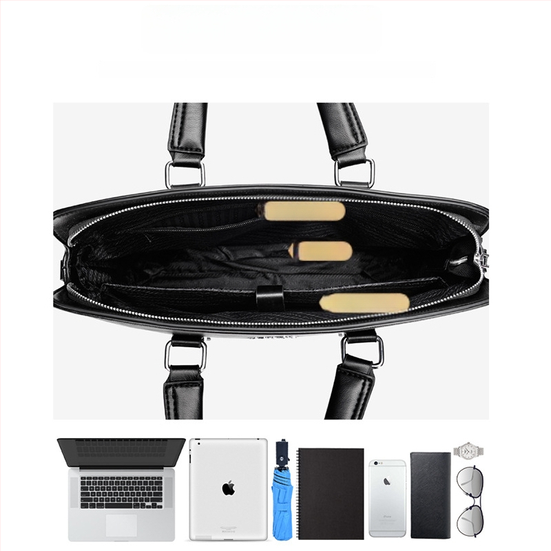 Vyrų verslo dėklas – miesto stilius, PU medžiaga, atsparus vandeniui, kvėpuojantis poliesterio pamušalas, tinka verslo kelionėms