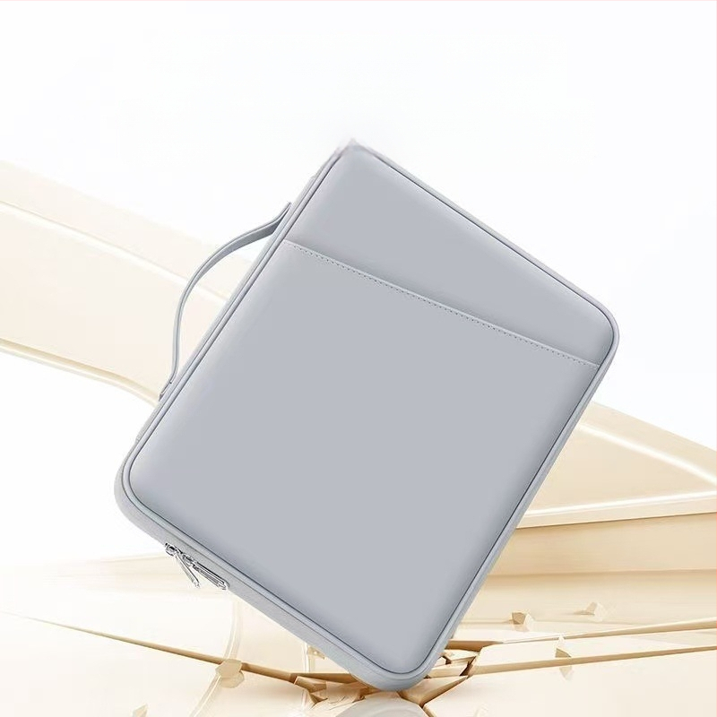PU torba za tablet s dijagonalnim prednjim džepom, pretinac za olovku, ručka, otporna na pad, za 13-inčni tablet (iPad kompatibilan)