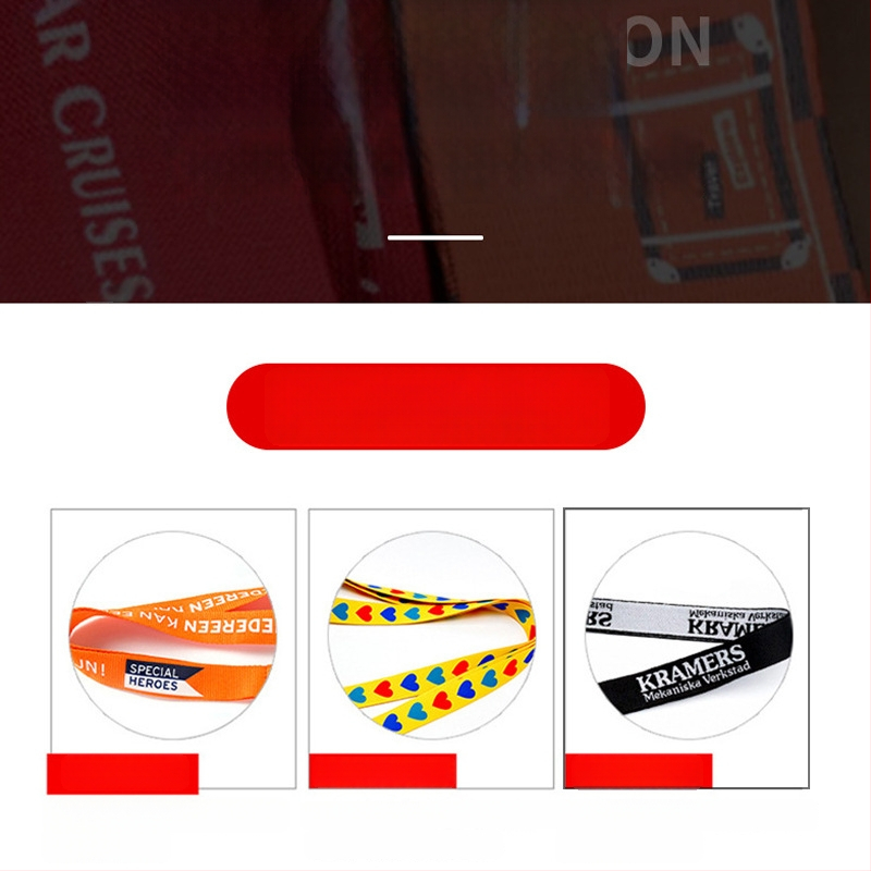 Wanshun bandă din poliester cu imprimare prin transfer termic, lanyard personalizabil și șnur decorativ