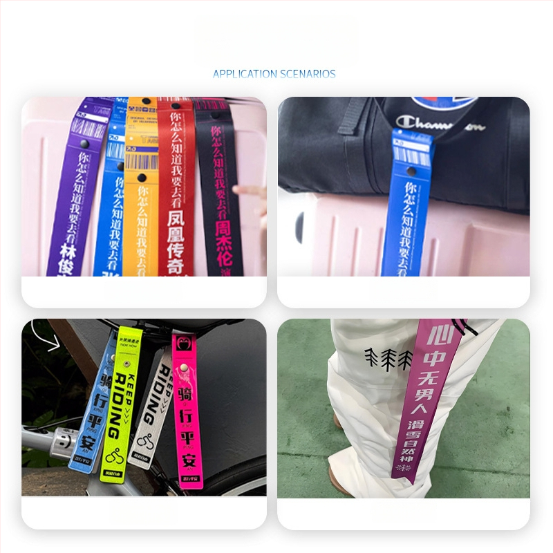 Curea reflectorizantă pentru bagaje și bicicletă cu logo personalizat (Brand: Friendly; material reflectorizant; logo personalizat; potrivit pentru bagaje, genți, rucsaci, curele de umăr și îmbrăcăminte)