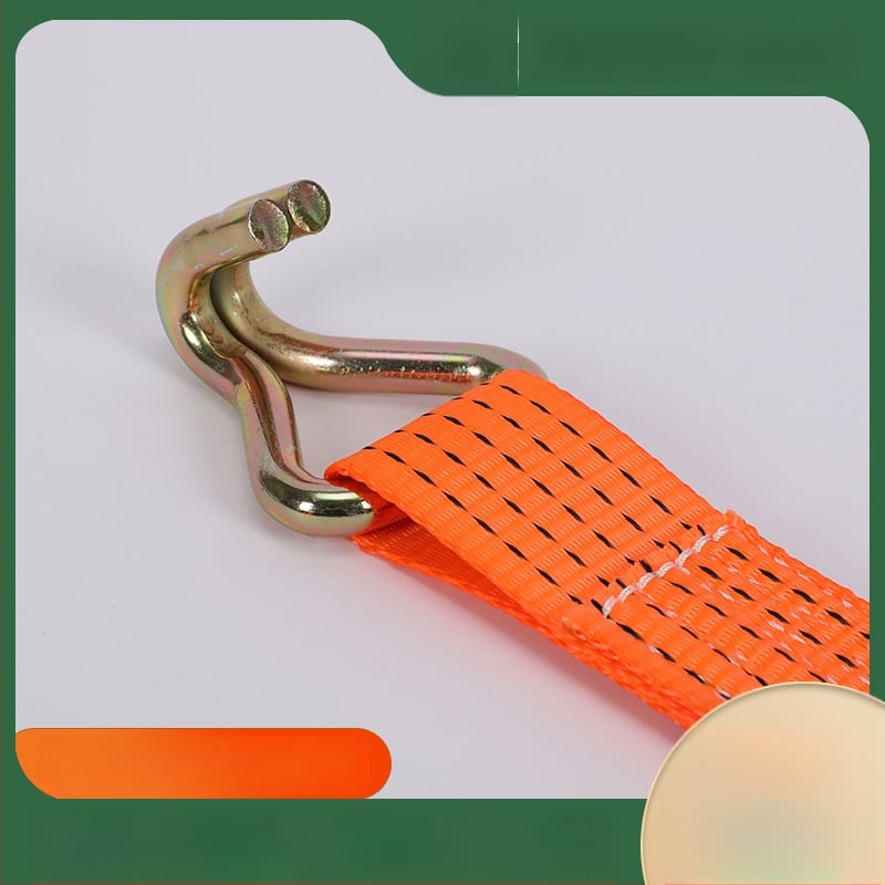 Poliesterio diržai su dvigubais kabliukais bagažui ir sunkvežimiams, lygus paviršius, pritaikomos galimybės