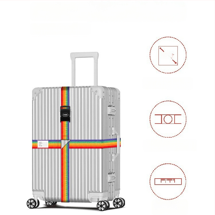 Curea transversală reglabilă pentru bagaje — curea de consolidare pentru valize, polipropilenă, primăvara 2023, accesorii pentru bagaje