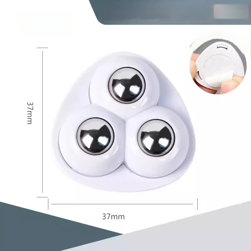 Roată silențioasă cu adeziv pentru bazele de mobilier, oțel inoxidabil