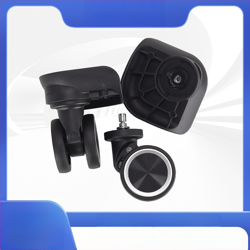 Roți pentru bagaje — detașabile, universale; model 140107D, brand Also Pavilion, serie Removing wheel, material plastic/nylon, ultra-ușoare, rezistente la uzură, absorbție a șocurilor