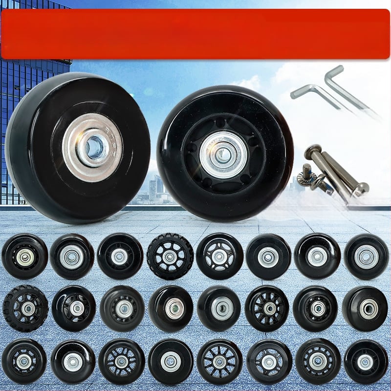 Roată universală de înlocuire pentru bagaje – roată din cauciuc cu hardware din cupru pentru genți