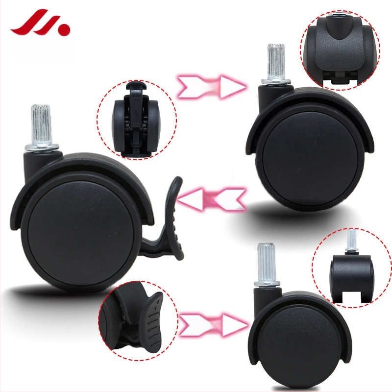 Role pentru scaune - roți universale din plastic pentru scaune de birou și executive (Material: plastic; Potrivire universală; Utilizare: Scaune de birou/Executive)