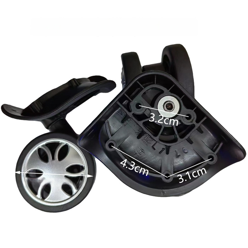 Hongsheng A97 universaalne kohvri ratas - plastikust, kevad 2024, kohvrite aksessuaarid