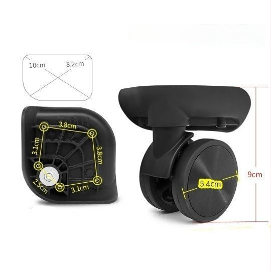 Roata pentru bagaj – rulare universală pentru bagaje, plastic, serie personalizată, toamnă 2023