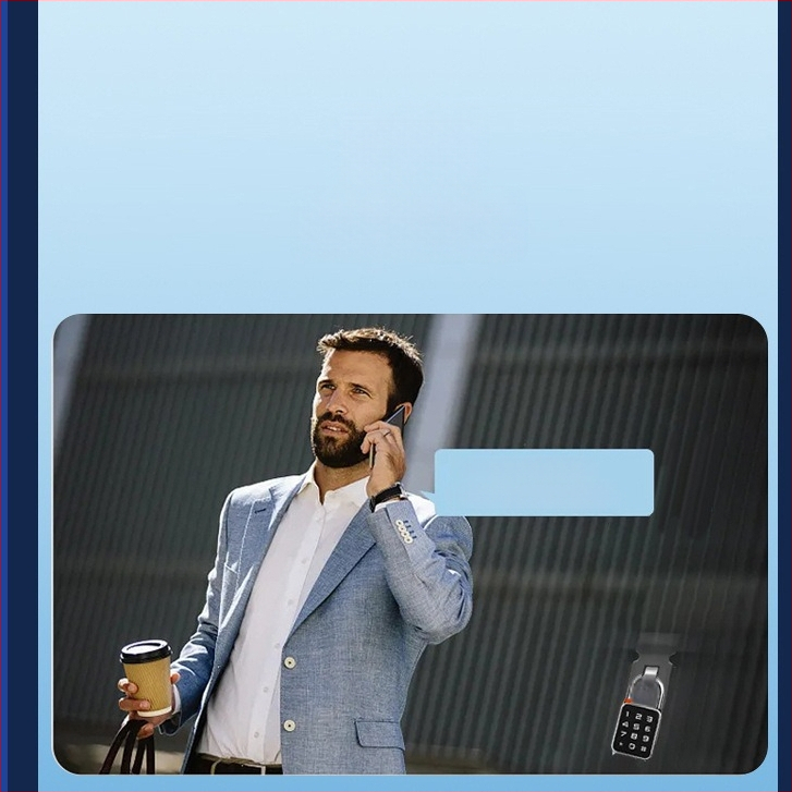 Мини ключалка с пръстов отпечатък и парола с Bluetooth за шкафове и чекмеджета, водоустойчива за открито, двустранно отключване, над 100000 отключвания, сканиране за 0,5 сек