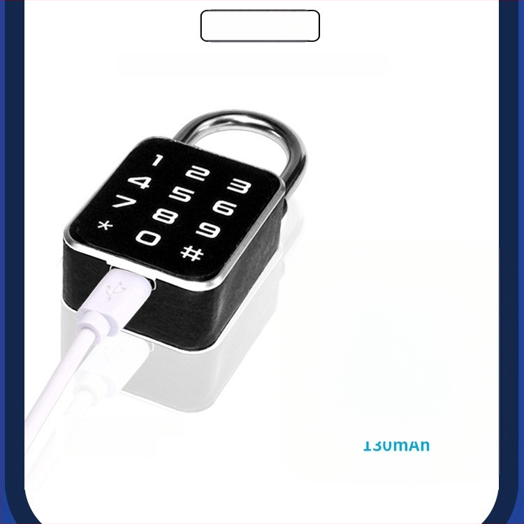 Мини ключалка с пръстов отпечатък и парола с Bluetooth за шкафове и чекмеджета, водоустойчива за открито, двустранно отключване, над 100000 отключвания, сканиране за 0,5 сек