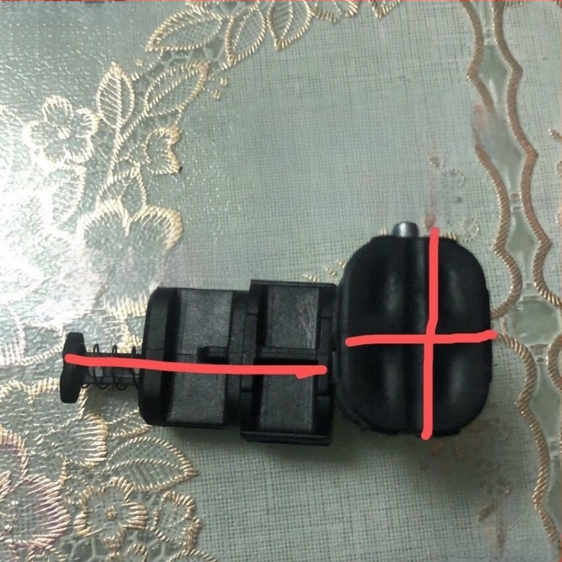 Pagasi aksessuaarid – teleskoopilise varre lukustuslips ja metallist klamber (komponentendid)