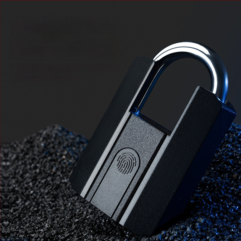 Електронно заключване с пръстов отпечатък, модел G916, водоустойчив дизайн, съхранява 50 отпечатъка, отключване над 10 000 пъти, време за сканиране под 2 секунди.