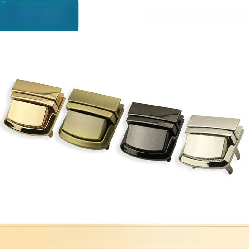 Táska zár - Fém négyzet alakú zár, Yongrun 102312, Bőrönd-kiegészítők