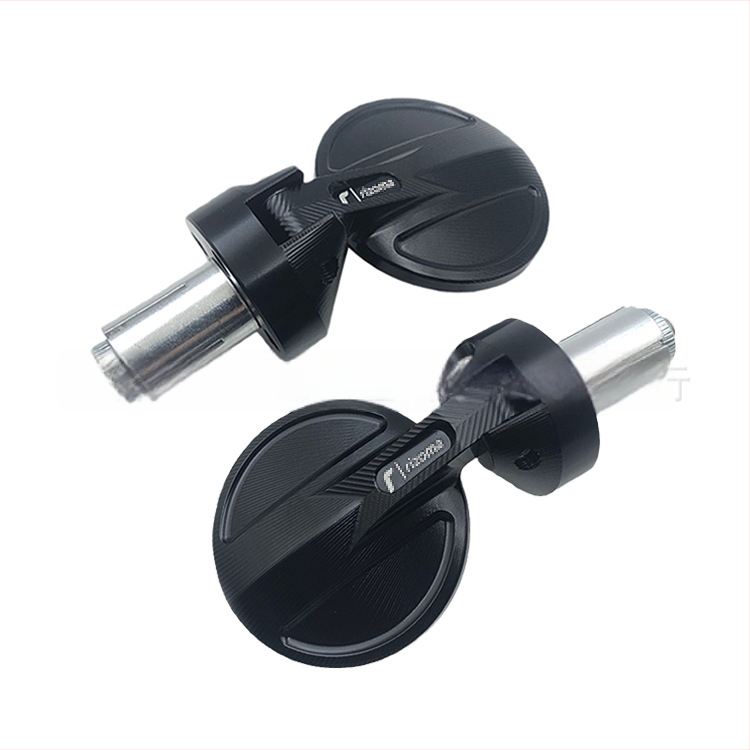 Motorratta tagaklaasi peegel, CNC alumiiniumist korpus, ümmargune konvekspeegel, mudel BJN-076, 17 mm juhtrauda sisemine auk, universaalne kõigile mootorratastele