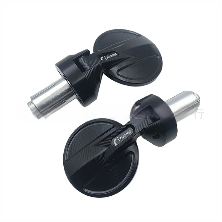 Motorratta tagaklaasi peegel, CNC alumiiniumist korpus, ümmargune konvekspeegel, mudel BJN-076, 17 mm juhtrauda sisemine auk, universaalne kõigile mootorratastele